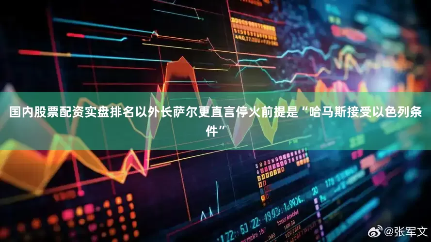 国内股票配资实盘排名以外长萨尔更直言停火前提是“哈马斯接受以色列条件”